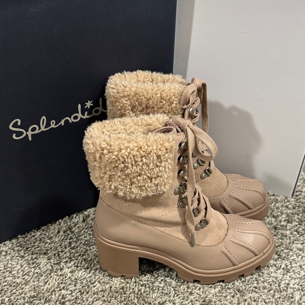 Splendid Women's Beige Winter Boots